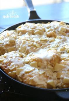 Cookies and Cups Skillet Apple Biscuits » Cookies and Cups