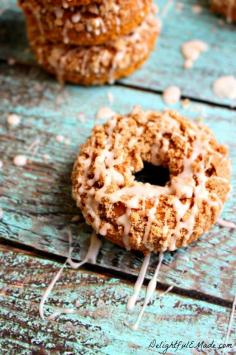 Baked Pumpkin Coffee Cake Donuts | Community Post: 20 Yummy Things You Absolutely Must Bake This Fall