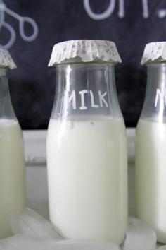 DIY "Vintage" Milk Bottles - Decor Fix