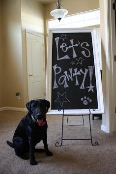Dog Birthday Party...so doing this for Hank this year!