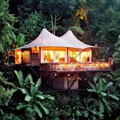 In Chiang Rai, the Four Seasons’ tents feel like they’re floating above the treetops. In the morning, the air is alive with birdsong.