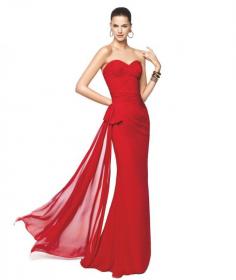 NETANIA - Bright red cocktail dress. Pronovias 2015 | Pronovias
