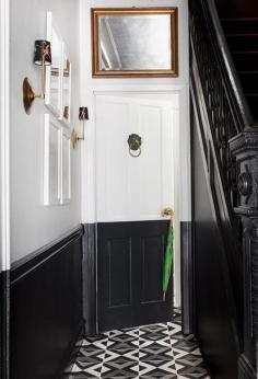 lovely entryway via Design Sponge