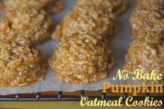 No Bake Pumpkin Oatmeal Cookies | Once A Month Meals | Freezer Cooking | OAMC