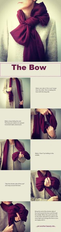 scarf bow