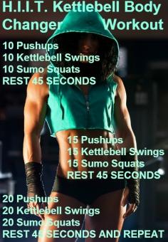 HIIT Kettlebell workout