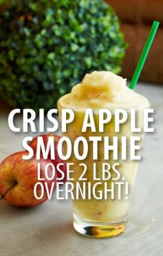 Dr Oz shared some shrink drinks for rapid weight loss on Dr Caroline Apovian’s diet plan, including this fruity Crispy Apple Smoothie Recipe you can try.