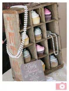 rustic themed baby shower, baby girl shower,
