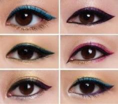 How To Apply Colored Liner