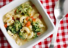 Skinny Macaroni and Cheese Soup with Broccoli | Skinnytaste