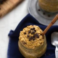 Pumpkin Chocolate Chip Overnight Oat