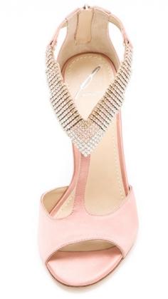 B Brian Atwood Loreto Crystal Sandals