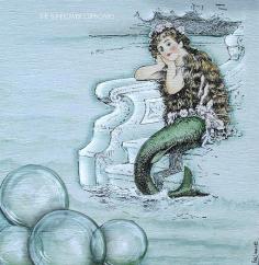 Vintage Mermaid Art Piece - Reader Featured Project