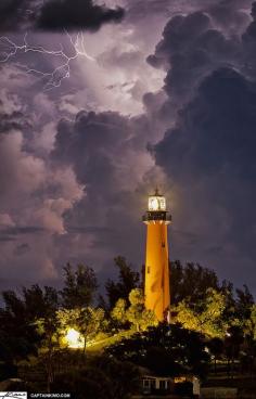 All sizes | Lighthouse Lightning Storm at Jupiter Coast | Flickr - Photo Sharing!