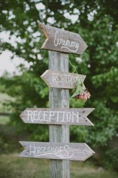 Cute outdoor signs #Nordstrom #Weddings