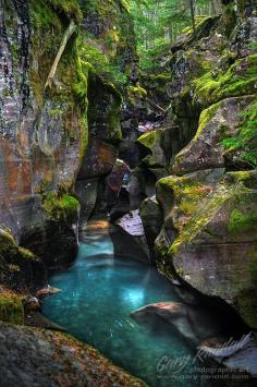 Avalanche Creek Gorge at Glacier National Park, Montana - I've been to Glacier, but I need to back and do this hike!!