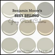 Evolution of Style: Benjamin Moore's Best Selling Grays