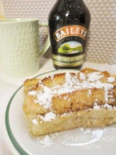 Irish Coffee French Toast Casserole, perfect for Notre Dame Football Season!