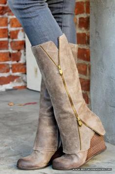 fashion grey boots for the season - Woman Shoes - Best Collection