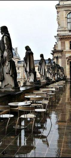 Travelling - inside the Louvre, Paris, France