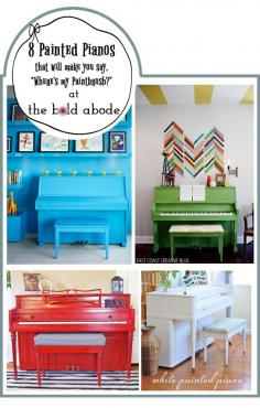 8 Painted Pianos that make you say, Where's my Paintbrush?
