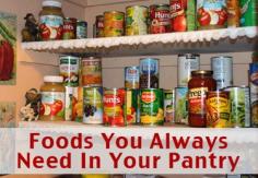 Here is a list of items that we keep stocked in our pantry virtually all the time. I plan meals around what I have in the pantry and I buy what is on sale to keep my pantry well stocked. Click here to see what you need in your pantry  www.livingonadime...