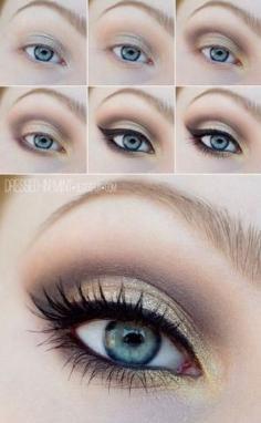 Smoky Eye Makeup Tutorial. Head over to Pampadour.com for product suggestions to recreate this beauty look! Pampadour.com is a community of beauty bloggers, professionals, brands and beauty enthusiasts! #makeup #howto #tutorial #beauty #smokey #smoky #eyes #eyeshadow #cosmetics #beautiful #pretty #love #pampadour