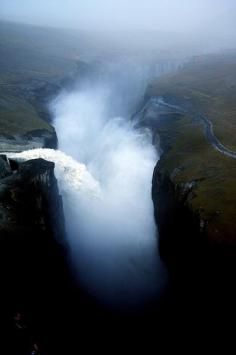 Waterfall in Iceland