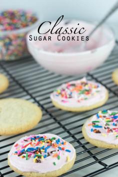 Classic Sugar Cookies via sweetasacookie.com | I'll never use another recipe again!