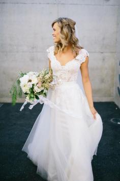 Wedding Gown by Pallas | Photography: Natasja Kremers | See the wedding on SMP: www.StyleMePretty...