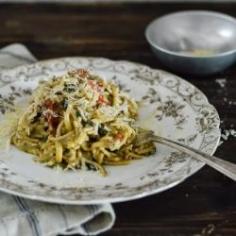 
                        
                            Tomato and Hazelnut Pesto Pasta
                        
                    