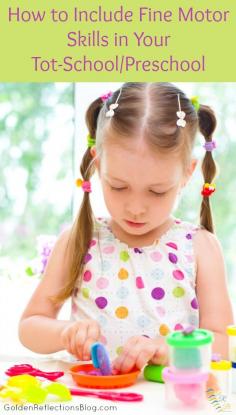 
                        
                            Not sure how to include fine motor skills with your toddler or preschooler? Come read these helpful tips! | www.GoldenReflect...
                        
                    