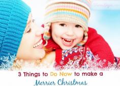 
                        
                            Want 3 easy things you can to today to prepare for Christmas? Marking these things off your list will make it a merrier Christmas from the start. You’ll thank yourself later!
                        
                    