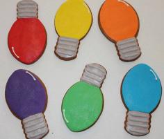 Merry and Bright Cookies 12 by SugarFairies on Etsy