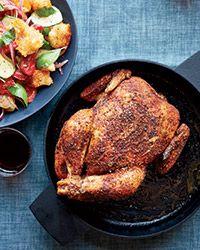 Roast Chicken with Panzanella Recipe on Food & Wine
