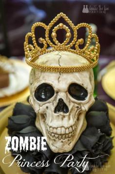 
                        
                            Great idea for a pre-trick or treating party! Zombie Princess Party by Double The Fun Parties | featured on Love the Day | www.love-the-day....
                        
                    