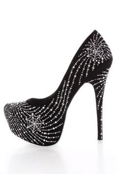 Crystal High Heel Shoes for Women - Pump High Heel Shoes for Women.  I AM FUNDAMENTALLY INCAPABLE OF WALKING IN THESE, BUT THEY ARE PRETTY.