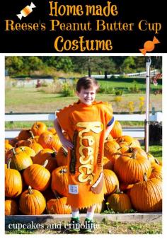 88 DIY Halloween Costume Ideas: Reese's Peanut Butter Bar  bit.ly/...
