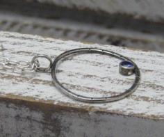 
                        
                            Sterling Oval and Tanzanite CZ Layering Necklace by Azoho on Etsy
                        
                    