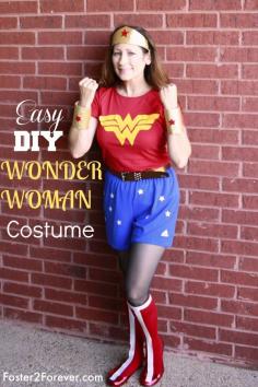 88 DIY Halloween Costume Ideas: Wonder Woman  bit.ly/...