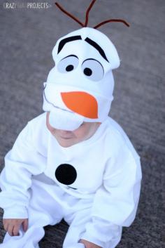 88 DIY Halloween Costume Ideas: Frozen Olaf bit.ly/...
