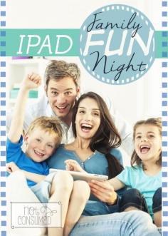 Most of the time, I'd rather see the ipads put away for family fun night, but this one was an absolute blast!