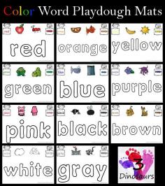 
                        
                            Free Color Word Playdough Mats
                        
                    