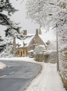 Cotswolds in the snow