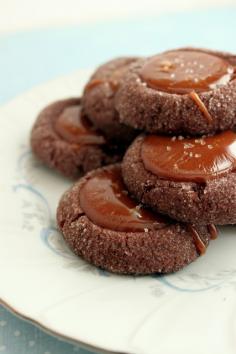 
                        
                            The Busty Baker: Chocolate Salted Caramel Thumbprints
                        
                    