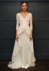 Romantic Lace A-Line Wedding Dress | Temperley Bridal Wedding Dresses Winter 2015 | Kurt Wilberding | blog.theknot.com