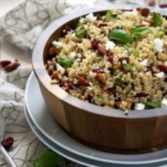 
                        
                            cranberry and almond quinoa salad
                        
                    