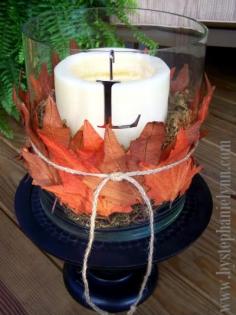 
                        
                            18 Classy Fall Decorating Projects • Great Ideas and Tutorials! including, from 'stephanie lynn', this pottery barn inspired fall hurricane.
                        
                    