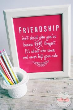 
                        
                            Love this FREE Friendship printable. The perfect gift for my girlfriends! www.entirelyevent... #friendship #quote
                        
                    