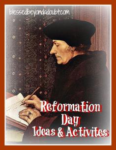 
                        
                            Lots of ideas and activities to celebrate Reformation Day with your children.    #education, #homeschooling #fall
                        
                    